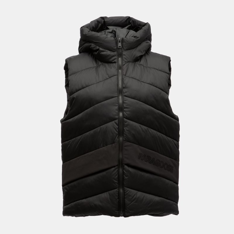 Gilet sans manche noir colombus Homme PARAGOOSE Gilet sans manche noir colombus Homme PARAGOOSE