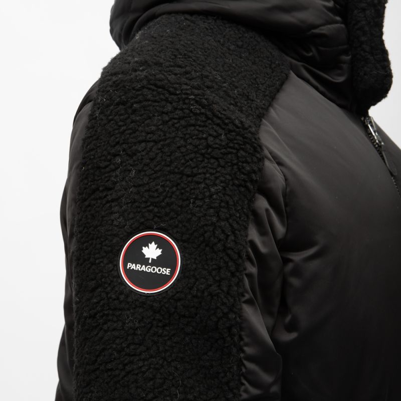 Parka homme noir mix Homme PARAGOOSE Parka homme noir mix Homme PARAGOOSE