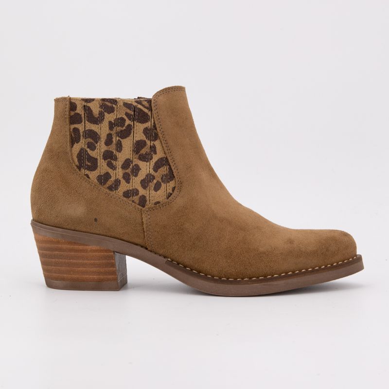 BOTTINE SADE TAUPE/ SERRAJE LEOPARDO 6416 36/40 BOTTINE SADE TAUPE/ SERRAJE LEOPARDO 6416 36/40