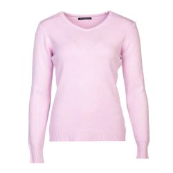 Pull col v laine et cachemire Femme BELLE FEMME