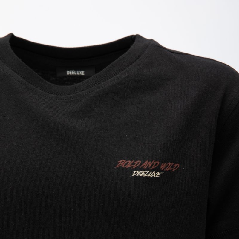 Tee shirt mc bulldog black 04v1451b Enfant DEELUXE 74