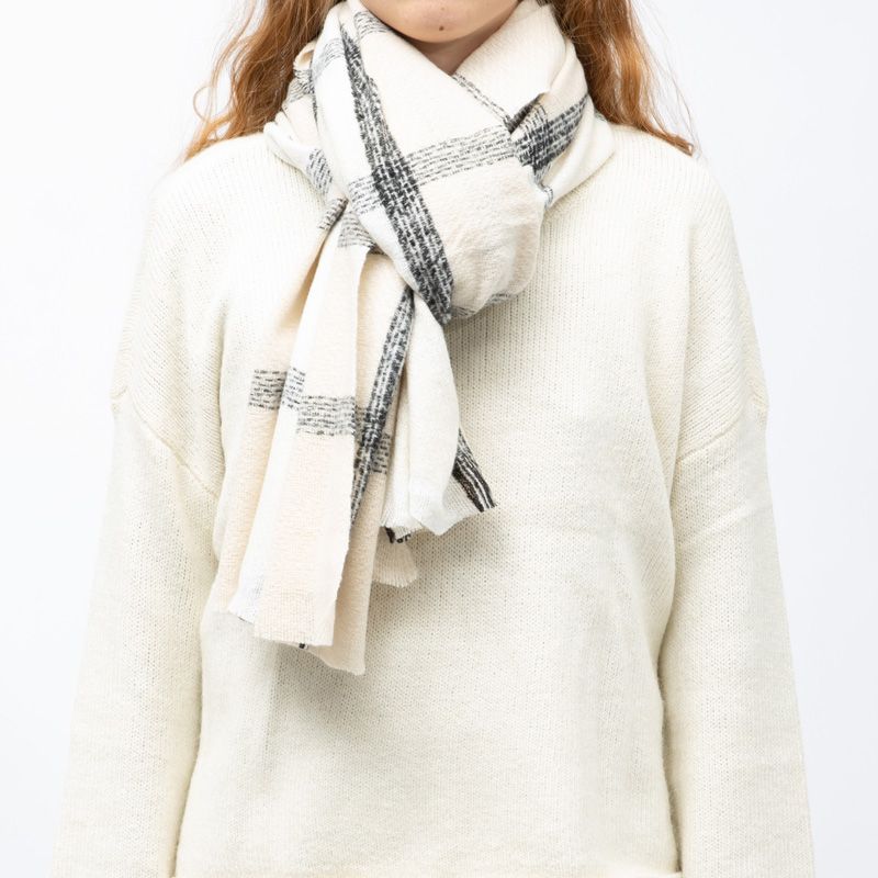 Echarpe 70x200 cm ecru man ff 224058 Mixte MANOUKIAN