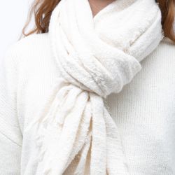 Echarpe 70x200 cm blanc man ff 224060 Mixte MANOUKIAN