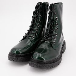 BOTTINE DARK GREEN/BLACK 57BI201670821 36/41