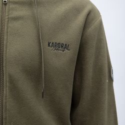 Gilet polaire a capuche lenor Homme KAPORAL