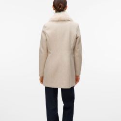 Manteau vmautumn oatmeal 10331559 4355 Femme VERO MODA