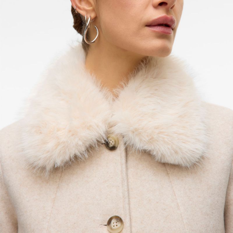 Manteau vmautumn oatmeal 10331559 4355 Femme VERO MODA