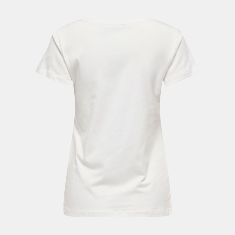 Tee shirt jdyparis cloud dancer paris 15366184 4428 Femme JDY