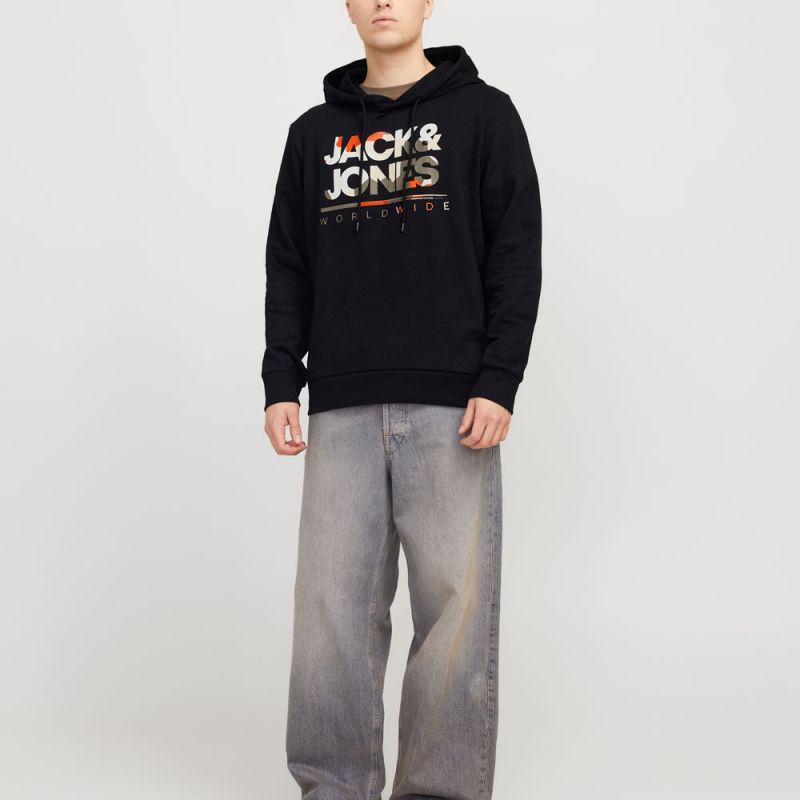 Sweat jwhluke black 12277619 4400 Homme JACK & JONES