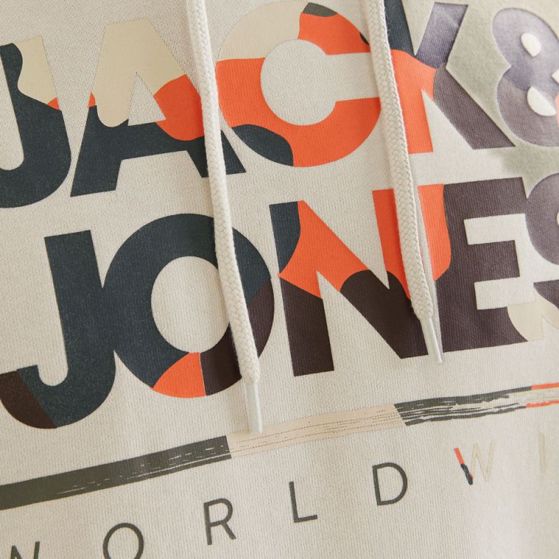 Sweat jwhluke black 12277619 4400 Homme JACK & JONES