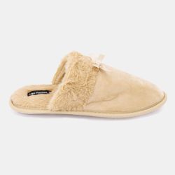 Chaussons fausse fourrure noeud Carmeline Femme LES PETITES...PARIS
