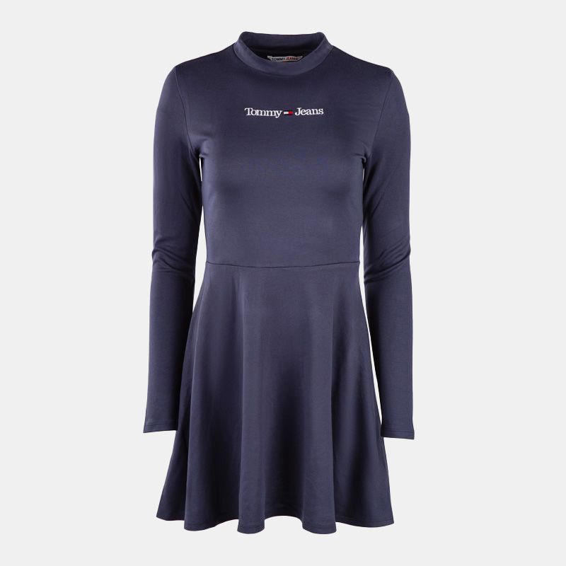Robe patineuse à courte col montant Femme TOMMY HILFIGER