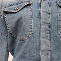 Combipantalon blu denim y255bq2puf Femme PLEASE