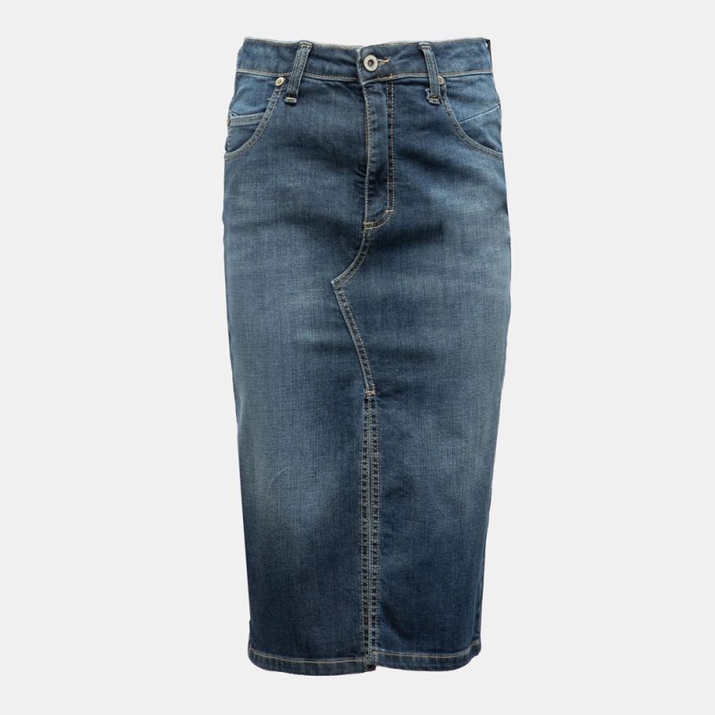 Jupe blu denim g0fabq2e25 Femme PLEASE