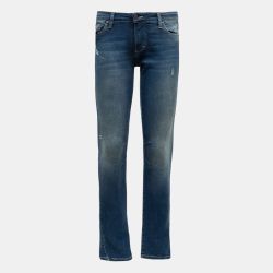 Pantalon blu denim p08zyr7ppd Femme PLEASE