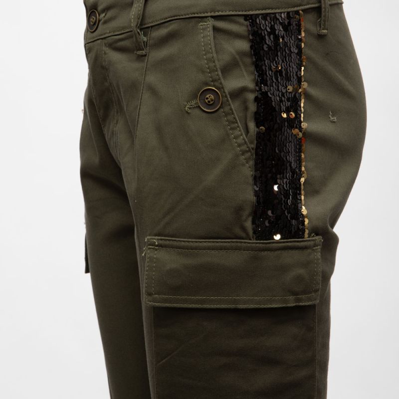Pantalon militare p0cutv7000 Femme PLEASE