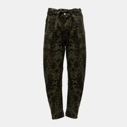 Pantalon verde/nero p0otakrc15 Femme PLEASE