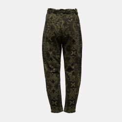 Pantalon verde/nero p0otakrc15 Femme PLEASE