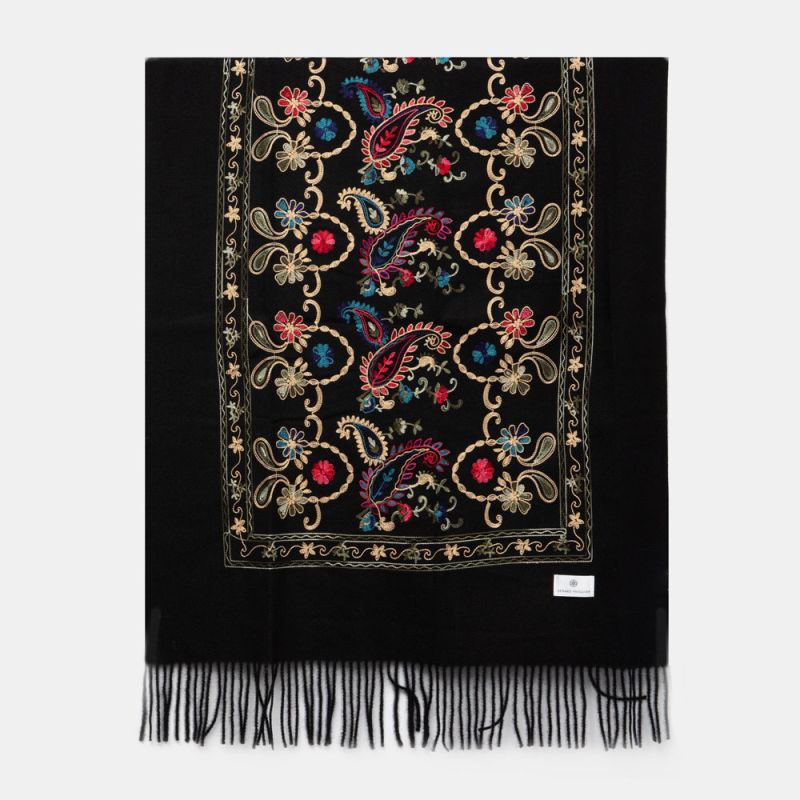 Echarpe gp brodee 70x185cm Femme GERARD PASQUIER