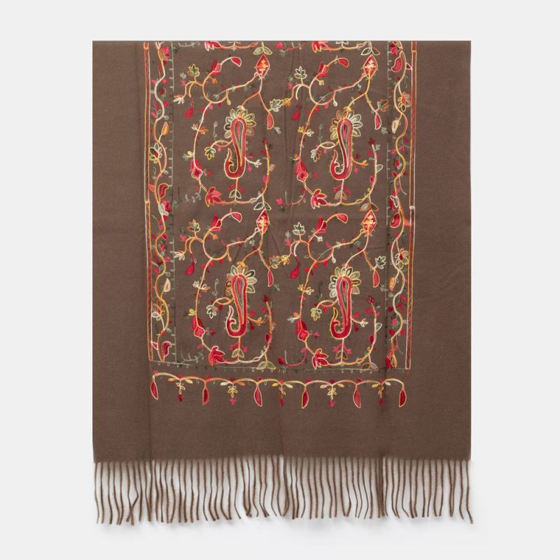 Echarpe gp brodee 70x185cm Femme GERARD PASQUIER