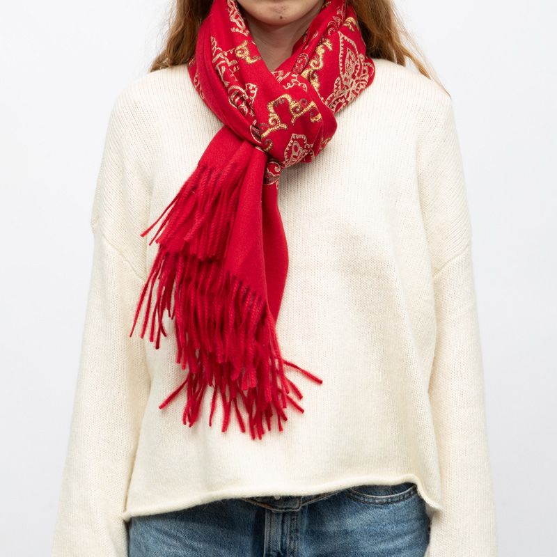 Echarpe gp brodee 70x185cm Femme GERARD PASQUIER