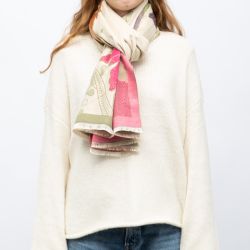 Echarpe imprime gp jaquard 90x180cm Femme GERARD PASQUIER