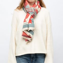 Echarpe imprime gp jaquard 90x180cm Femme GERARD PASQUIER