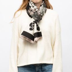 Echarpe imprimee manoukian jaquard 90x180cm Femme MANOUKIAN