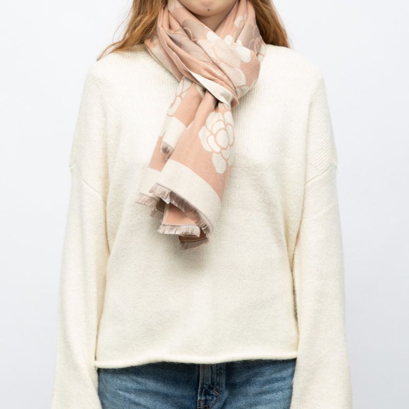 Echarpe imprimee manoukian jaquard 90x180cm Femme MANOUKIAN