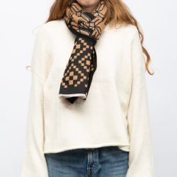 Echarpe imprimee manoukian jaquard 90x180cm Femme MANOUKIAN