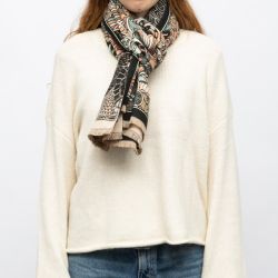 Echarpe imprimee manoukian jaquard 90x180cm Femme MANOUKIAN