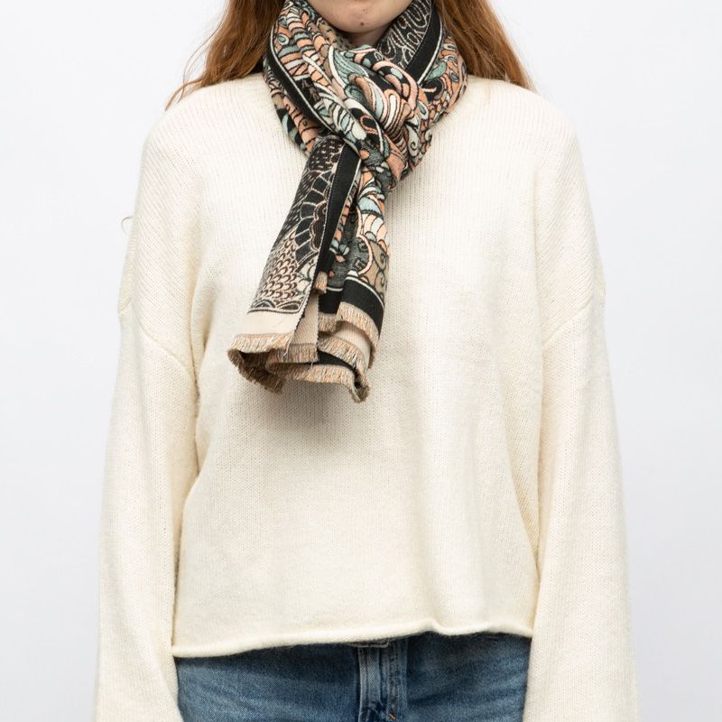 Echarpe imprimee manoukian jaquard 90x180cm Femme MANOUKIAN