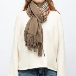 Echarpe gp brodee 70x185cm Femme GERARD PASQUIER