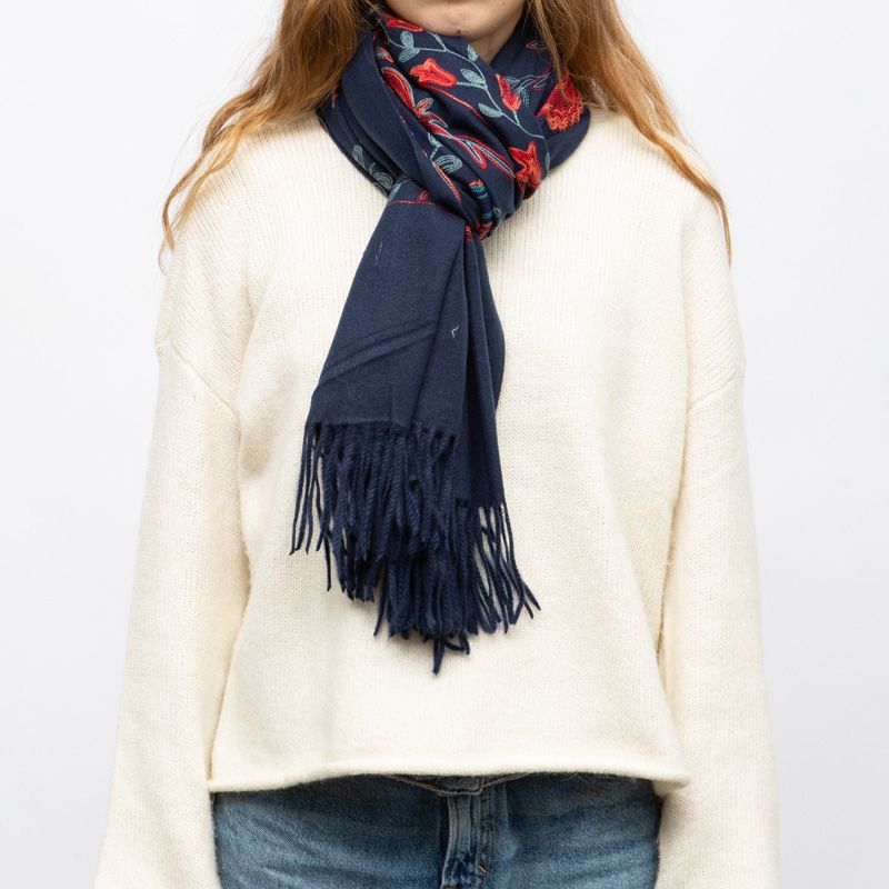 Echarpe gp brodee 70x185cm Femme GERARD PASQUIER