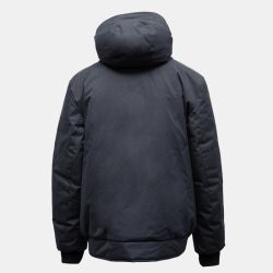 Doudoune noire épaisse duvet de canard à capuche Homme PYRENEX