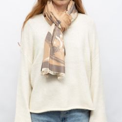 Echarpe imprime gp jaquard 90x180cm Femme GERARD PASQUIER