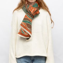 Echarpe imprime gp jaquard 90x180cm Femme GERARD PASQUIER