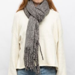 Echarpe gris chine rose 50195cm man-ff-252631 Femme MANOUKIAN