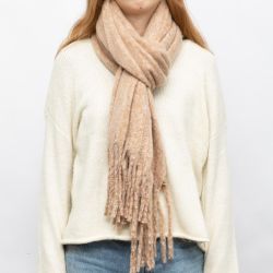 Echarpe gris chine rose 50195cm man-ff-252631 Femme MANOUKIAN