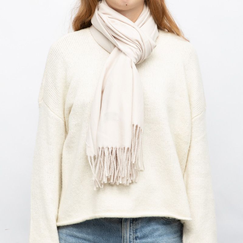 Echarpe beige man-hh-252700 65x180cm Femme MANOUKIAN