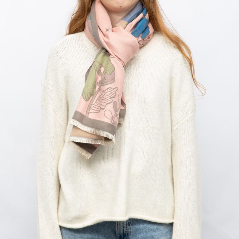 Echarpe imprime gp jaquard 90x180cm Femme GERARD PASQUIER