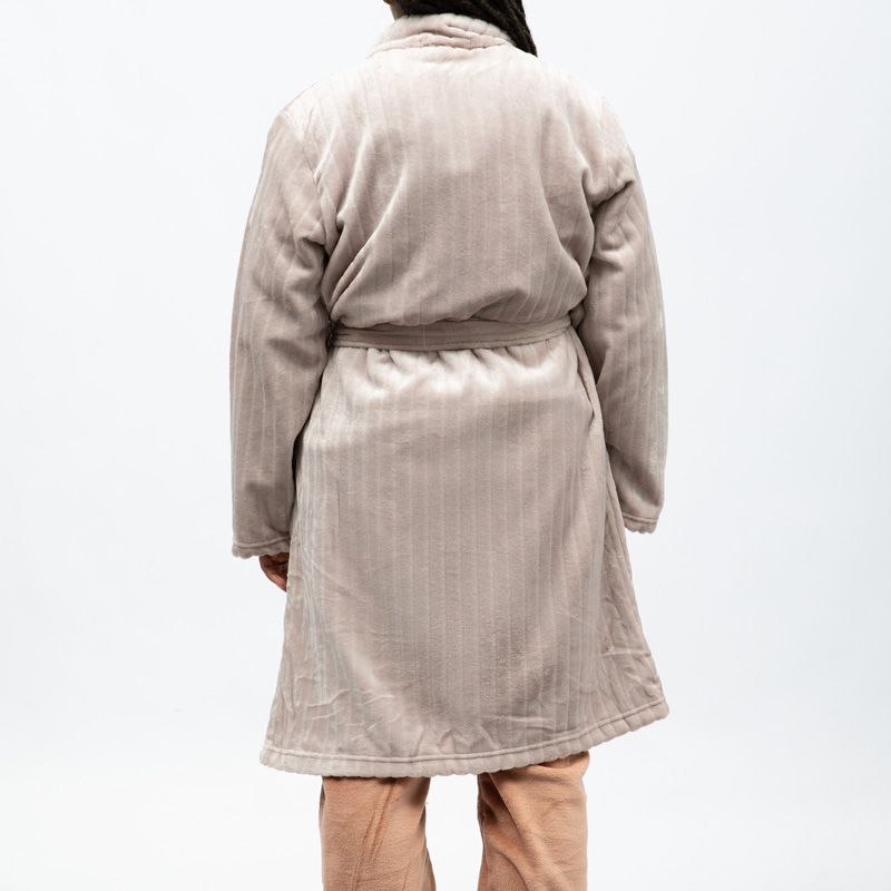 Robe de chambre anthracite lulu-emyx-002 Femme LULU CASTAGNETTE