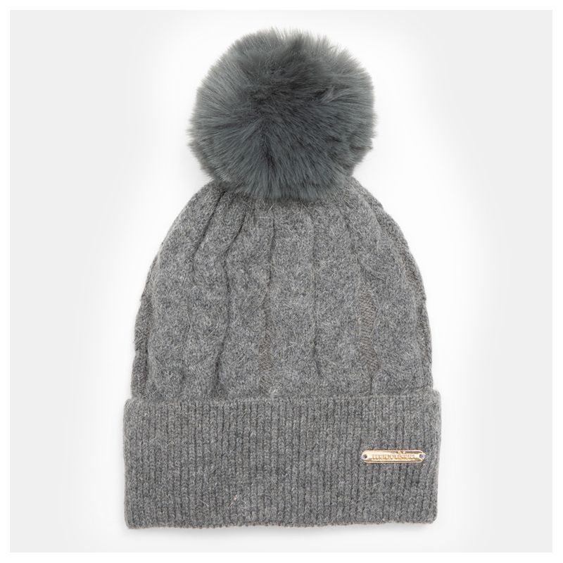 Bonnet angora beige man-jy-224070 Femme MANOUKIAN