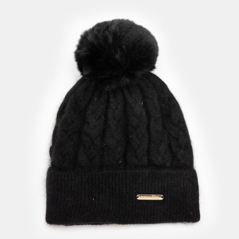 Bonnet angora beige man-jy-224070 Femme MANOUKIAN