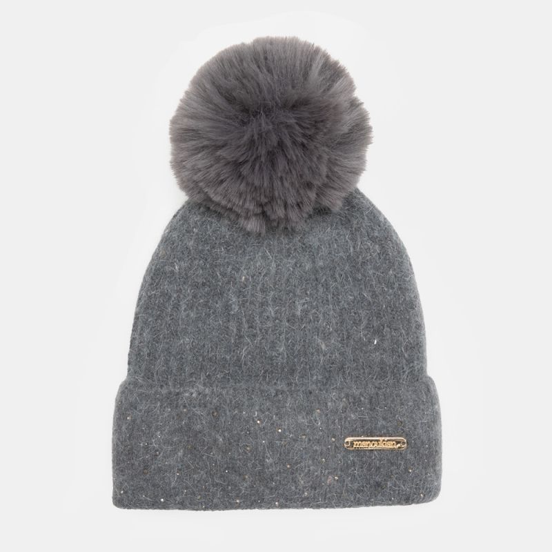 Bonnet angora rose man-jy-224077 Femme MANOUKIAN