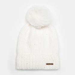 Bonnet angora beige man-jf-252846 Femme MANOUKIAN