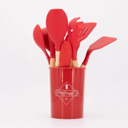 SET DE 12 USTENSILES DE CUISINE NOIR UT-13