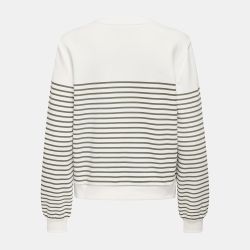 SWEAT ONLBINE CLOUD DANCER STRIPES MERMAID PRIN 15362089 4440