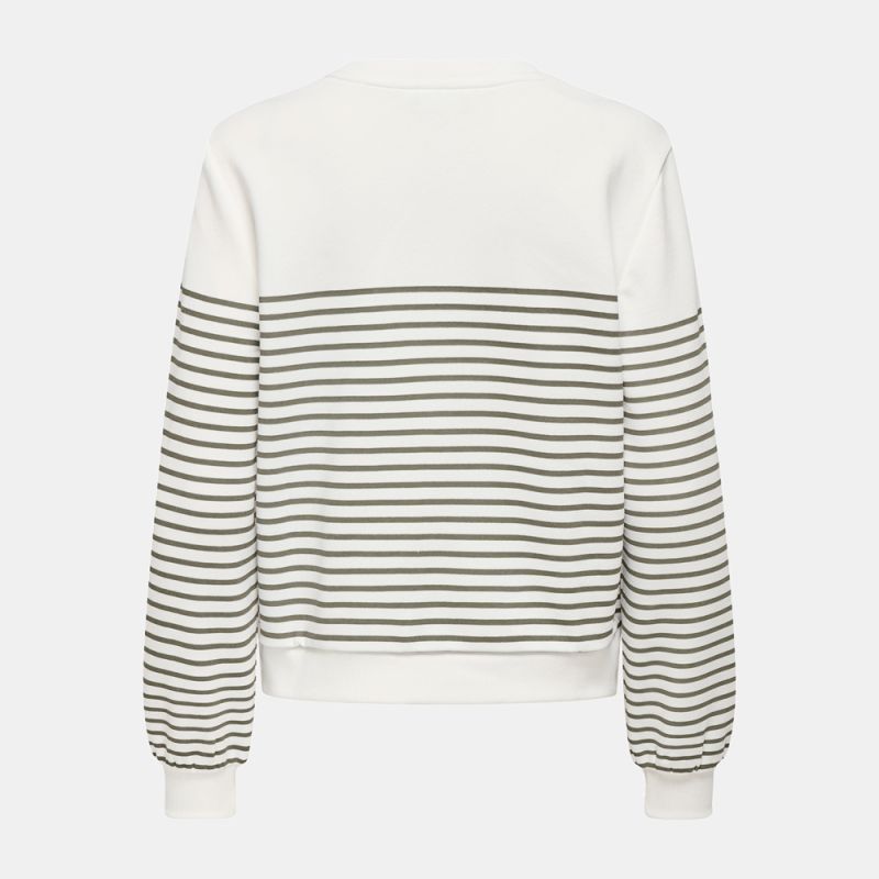 SWEAT ONLBINE CLOUD DANCER STRIPES MERMAID PRIN 15362089 4440