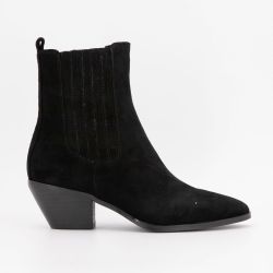 Bottine a talon taupe suede b-24427-1 t36/40 Femme ELWIN